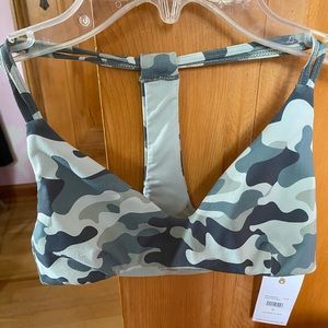 Spiritual Gangster — Camo Electra Sports Bra